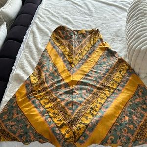 Free People Patterned Boho Maxi Skirt -Size 8